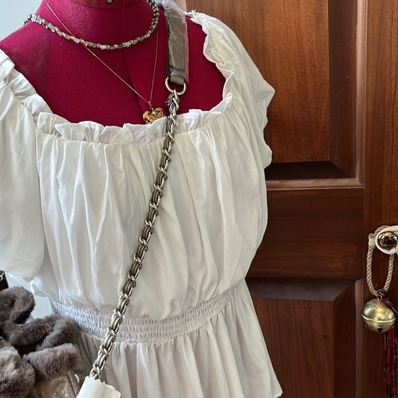 Steve Madden  Crossbody or shoulder bag  metallic  fur lined   Brown/silver  NWT - Picture 7 of 17